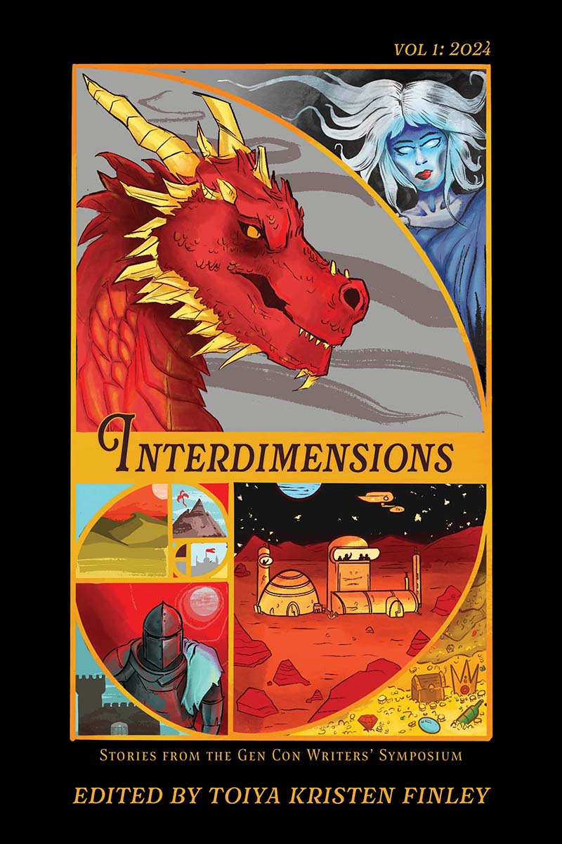 Book cover for the anthology Interdimensions: Stories from the Gen Con Writers' Symposium